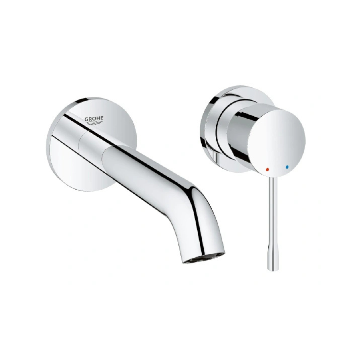 Внешняя часть смесителя для раковины GROHE Essence на 2 отверстия M-Size хром (19408001)