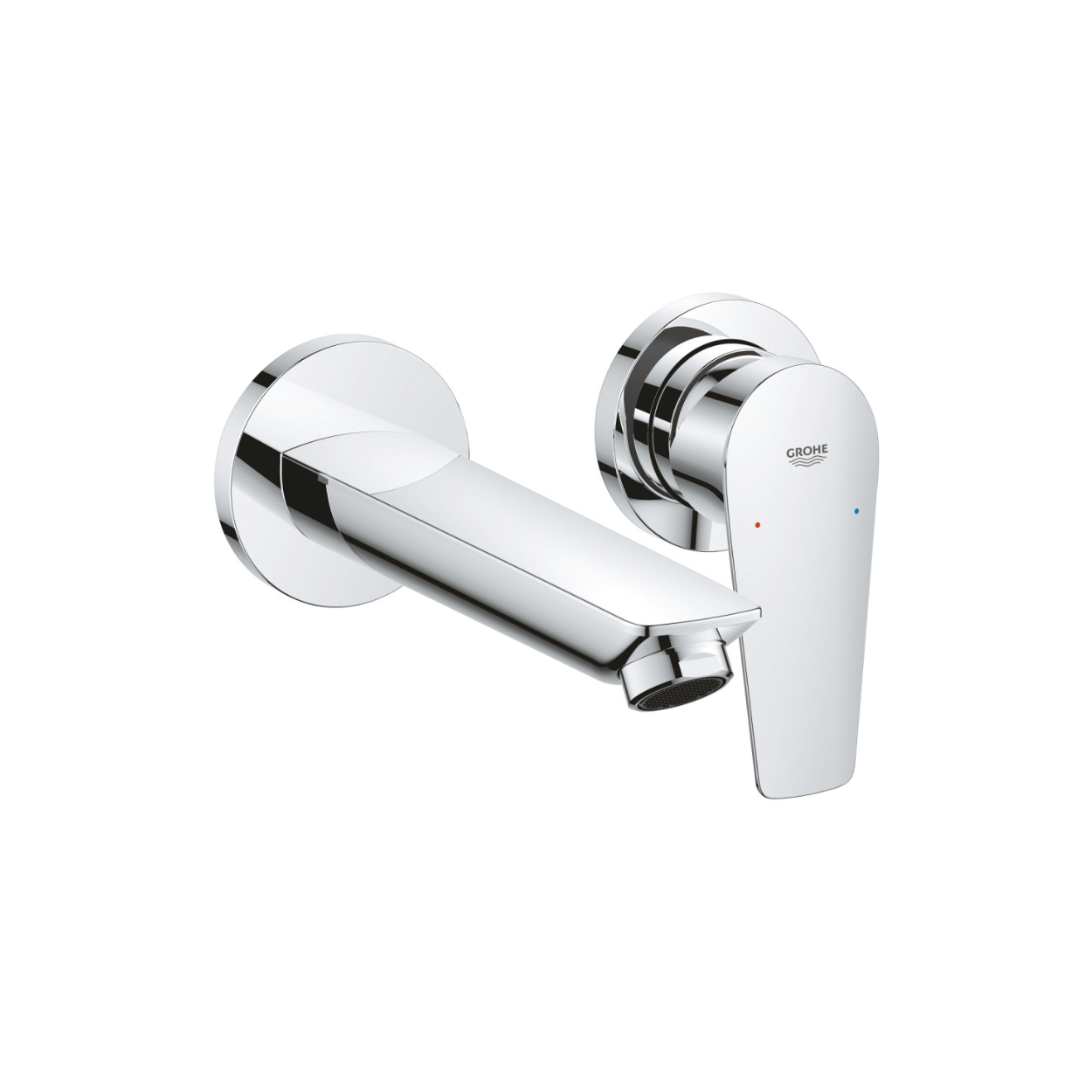 Смеситель для раковины GROHE BauEdge в комплекте с монтажной частью, хром (20474001)