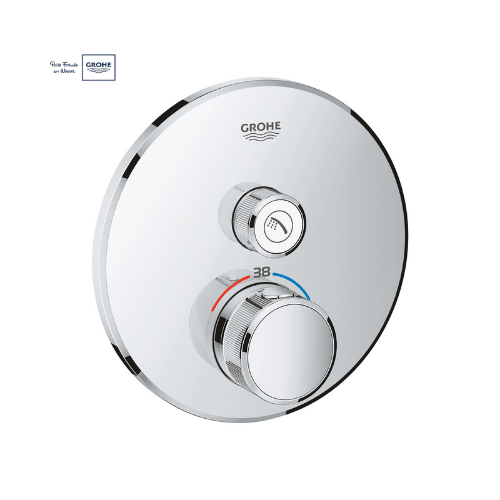 ТЕРМОСТАТ ДЛЯ ВСТРАИВАЕМОГО МОНТАЖА НА 1 ВЫХОД Grohtherm от GROHE