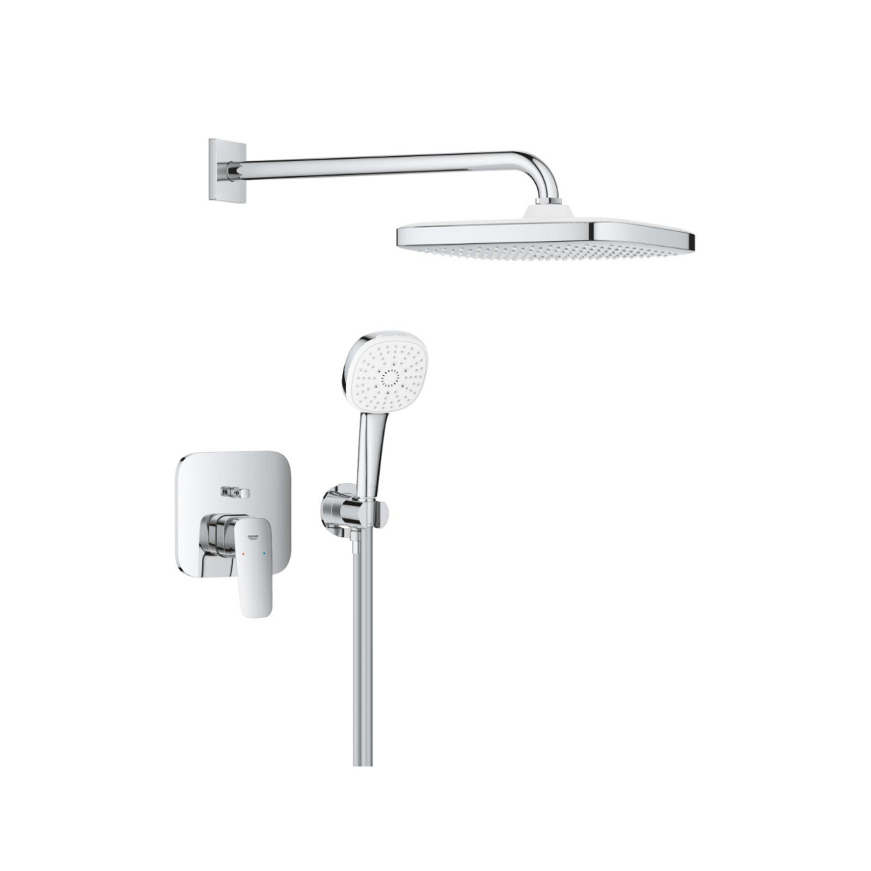 Душевая система GROHE Cubeo со смесителем для душа, хром (1053360000)