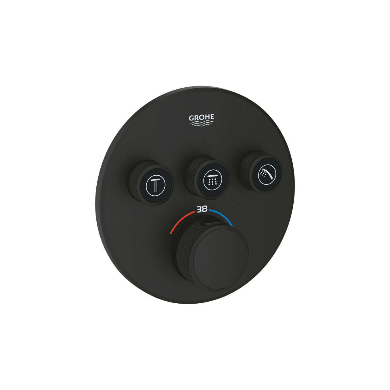 Внешняя часть термостата Grohtherm SmartControl на 3 потребителя 29508KF0 от GROHE