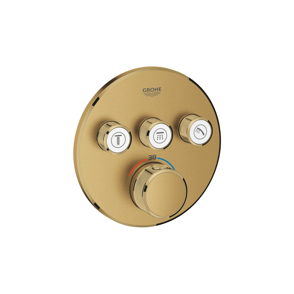 Внешняя часть термостата Grohtherm SmartControl на 3 потребителя 29121GN0 от GROHE