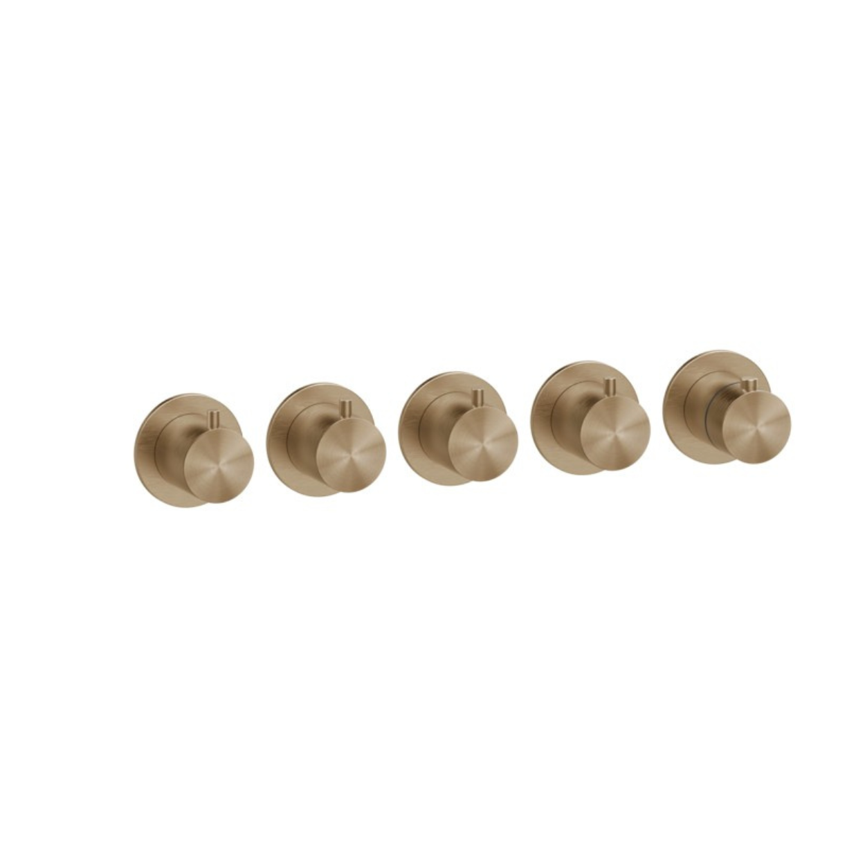 Смеситель для душа 316 Shower термостатический Warm Bronze Brushed PVD от Gessi