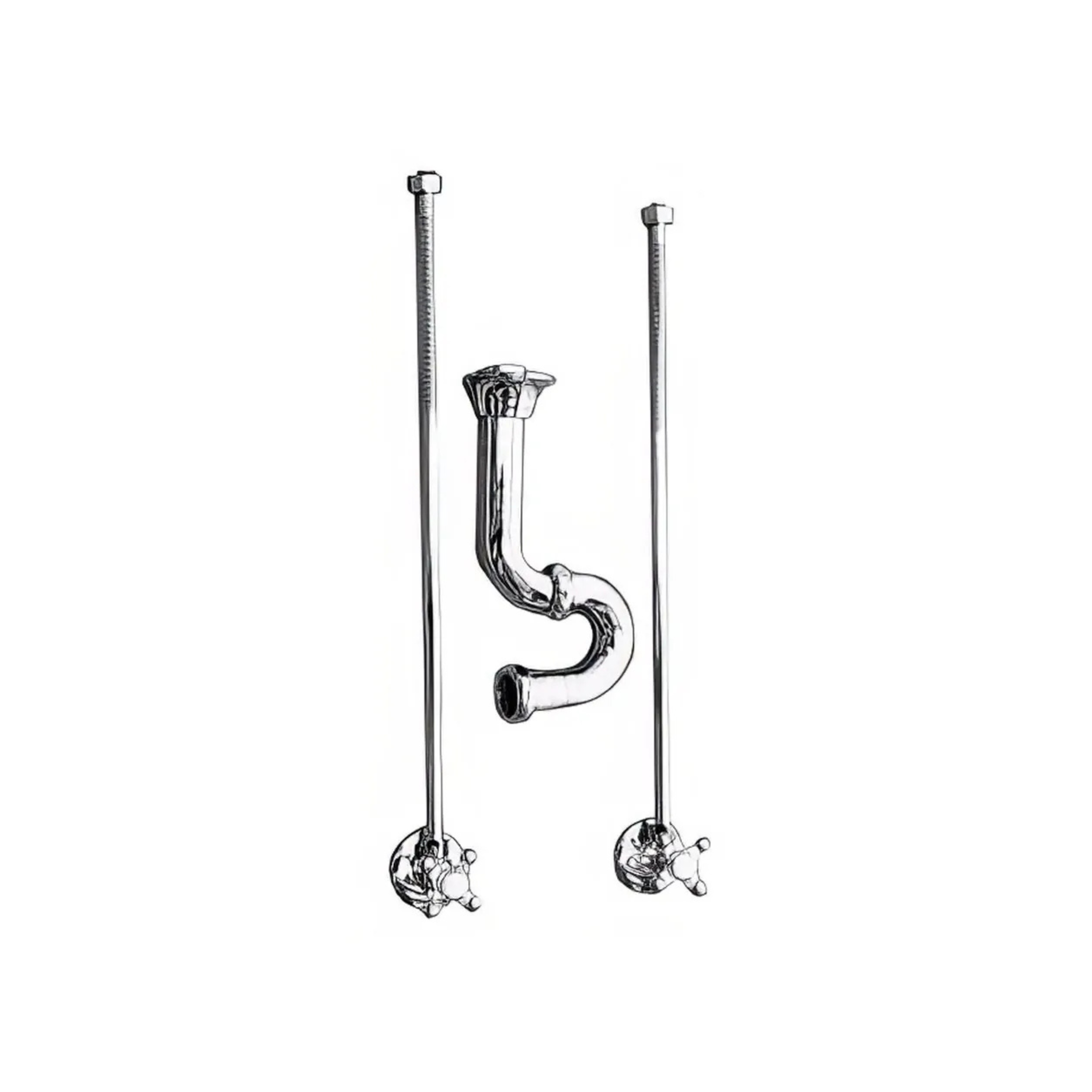 Комплект арматуры для смесителя DUHL162CR на 3 отверстия, хром от Devon&Devon