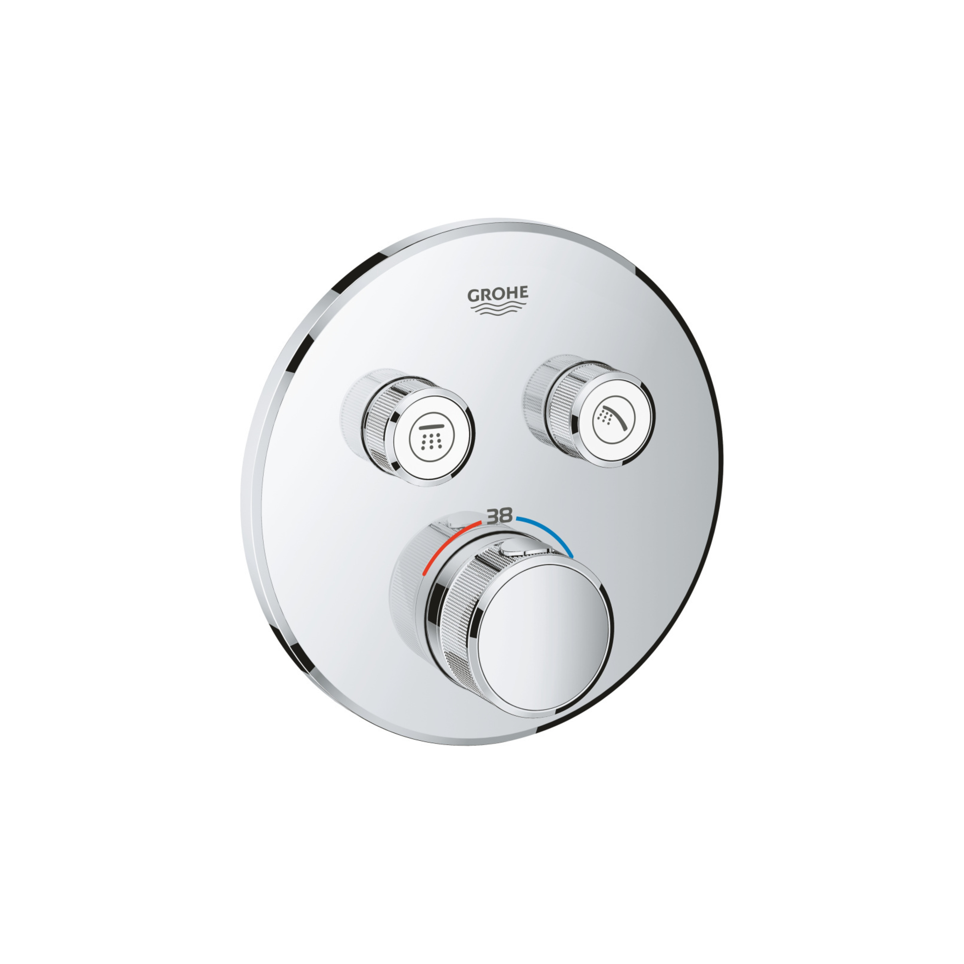 Внешний термостат GROHE SmartControl на 2 выхода хром