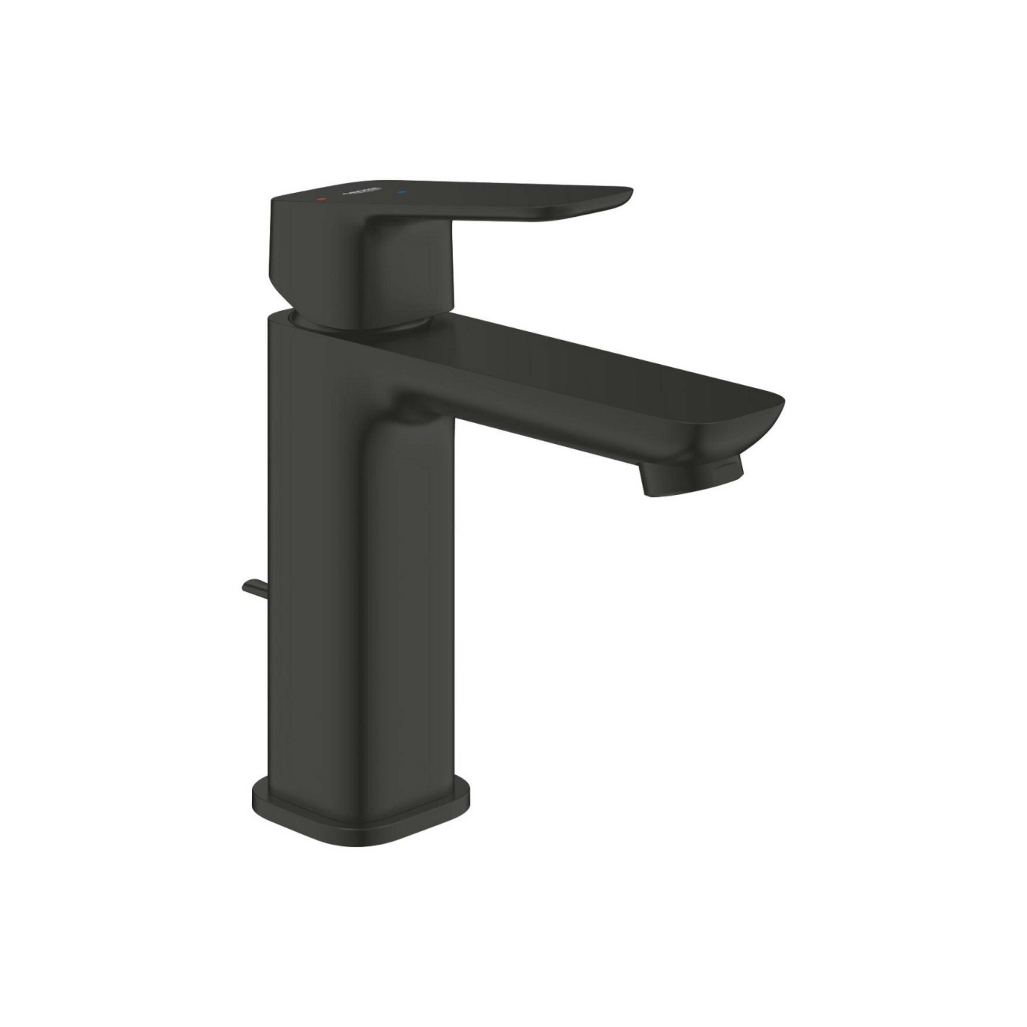 GROHE Cubeo Смеситель для раковины M-size с донным клапаном матовый чёрный 1017562430