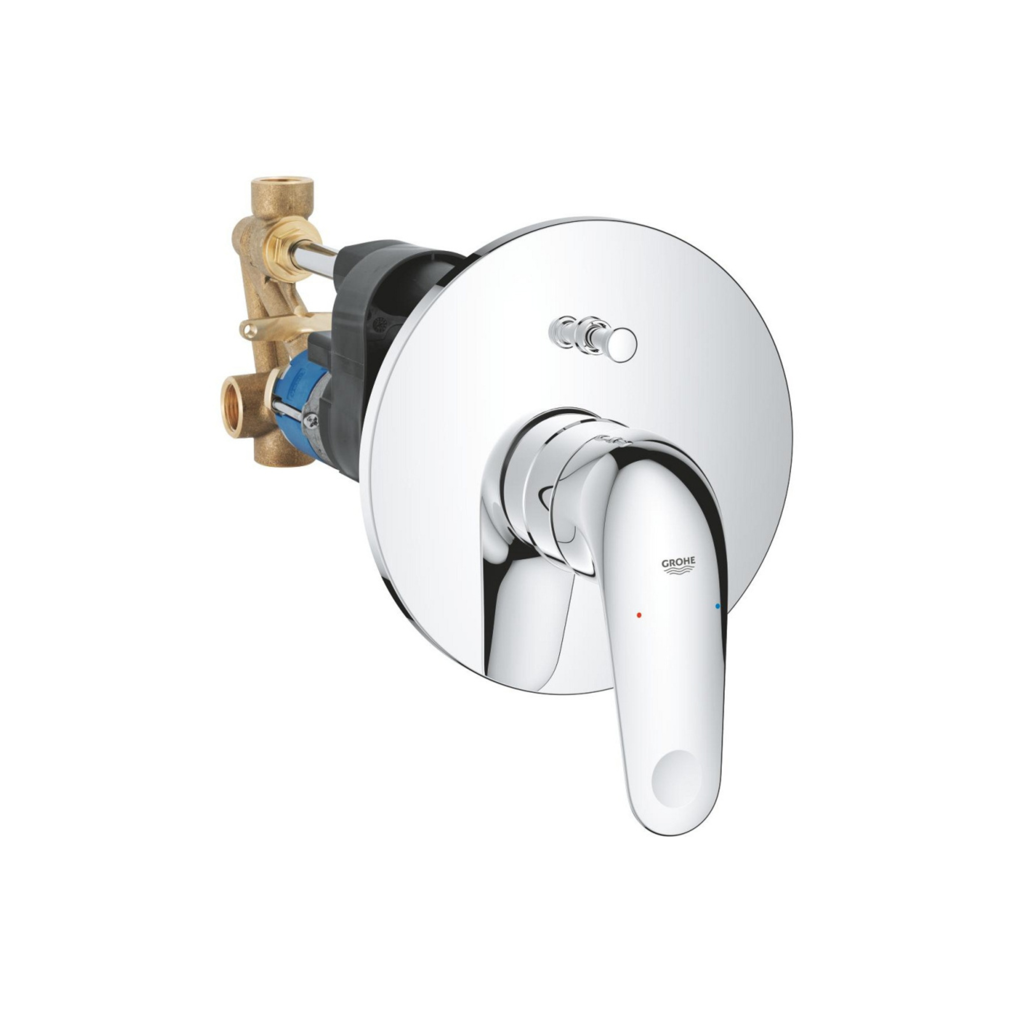 Смеситель для ванны GROHE Euroeco скрытого монтажа хром 32747001