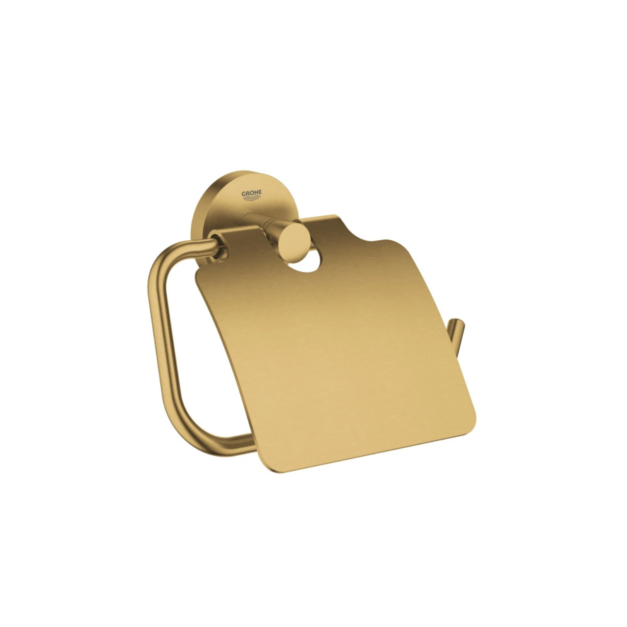 Держатель для туалетной бумаги с крышкой GROHE Essentials холодный рассвет матовый 40367GN1