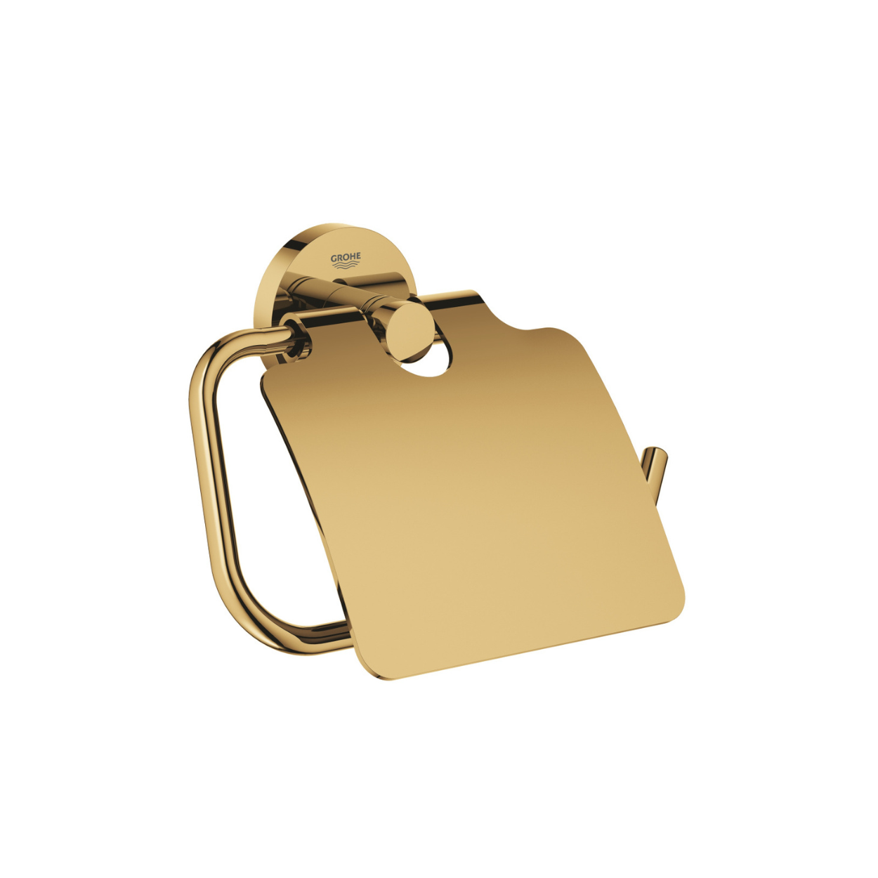 Держатель для туалетной бумаги с крышкой GROHE Essentials холодный рассвет глянец 40367GL1