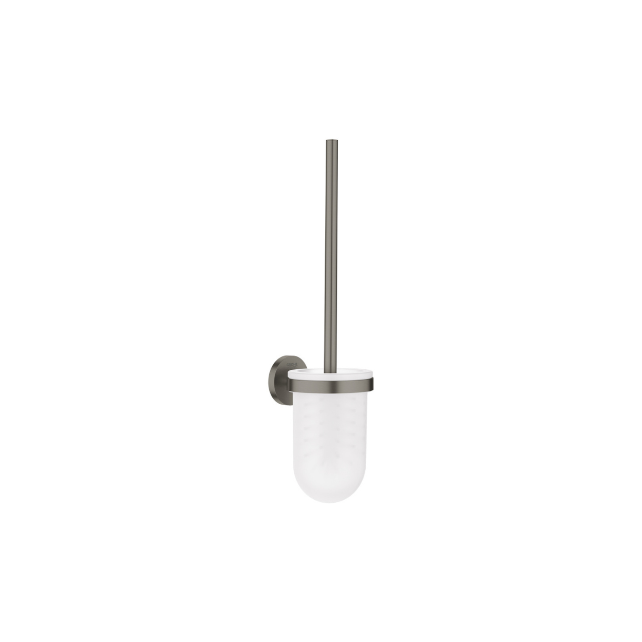 Туалетный ёршик GROHE Essentials с держателем тёмный графит матовый 40374AL1