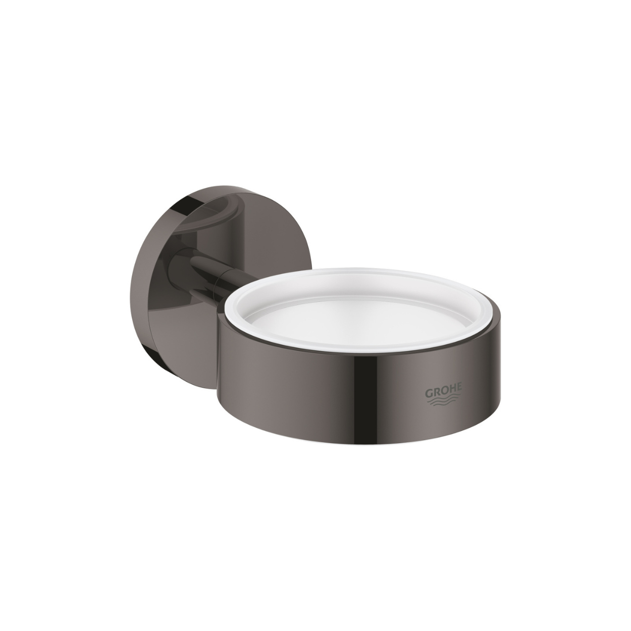 Держатель для стакана или мыльницы GROHE Essentials темный графит глянец 40369A01