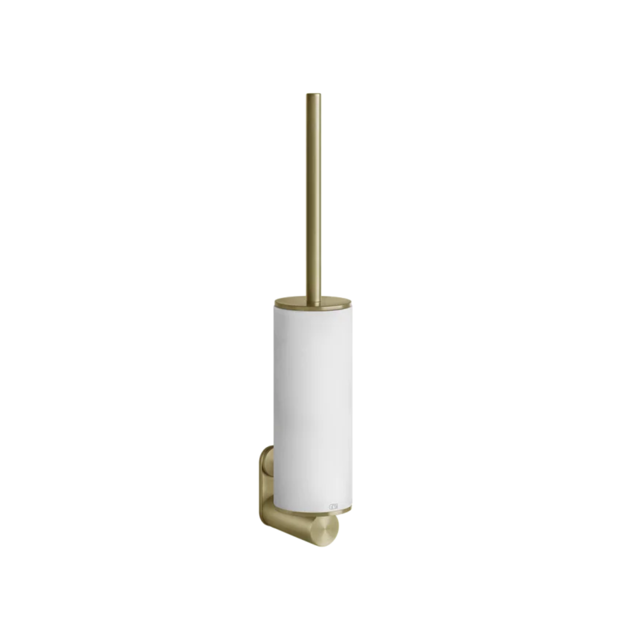 Туалетный ёршик подвесной Gessi 316 Accessories композит белый / тёплая бронза матовая 54719#726