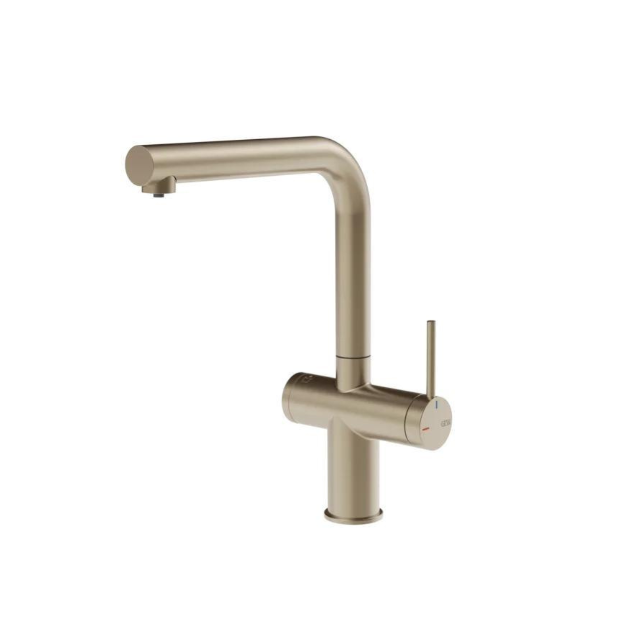 Смеситель для кухни Gessi Inedito Kitchen с функцией фильтрации воды Finox Brushed Nickel