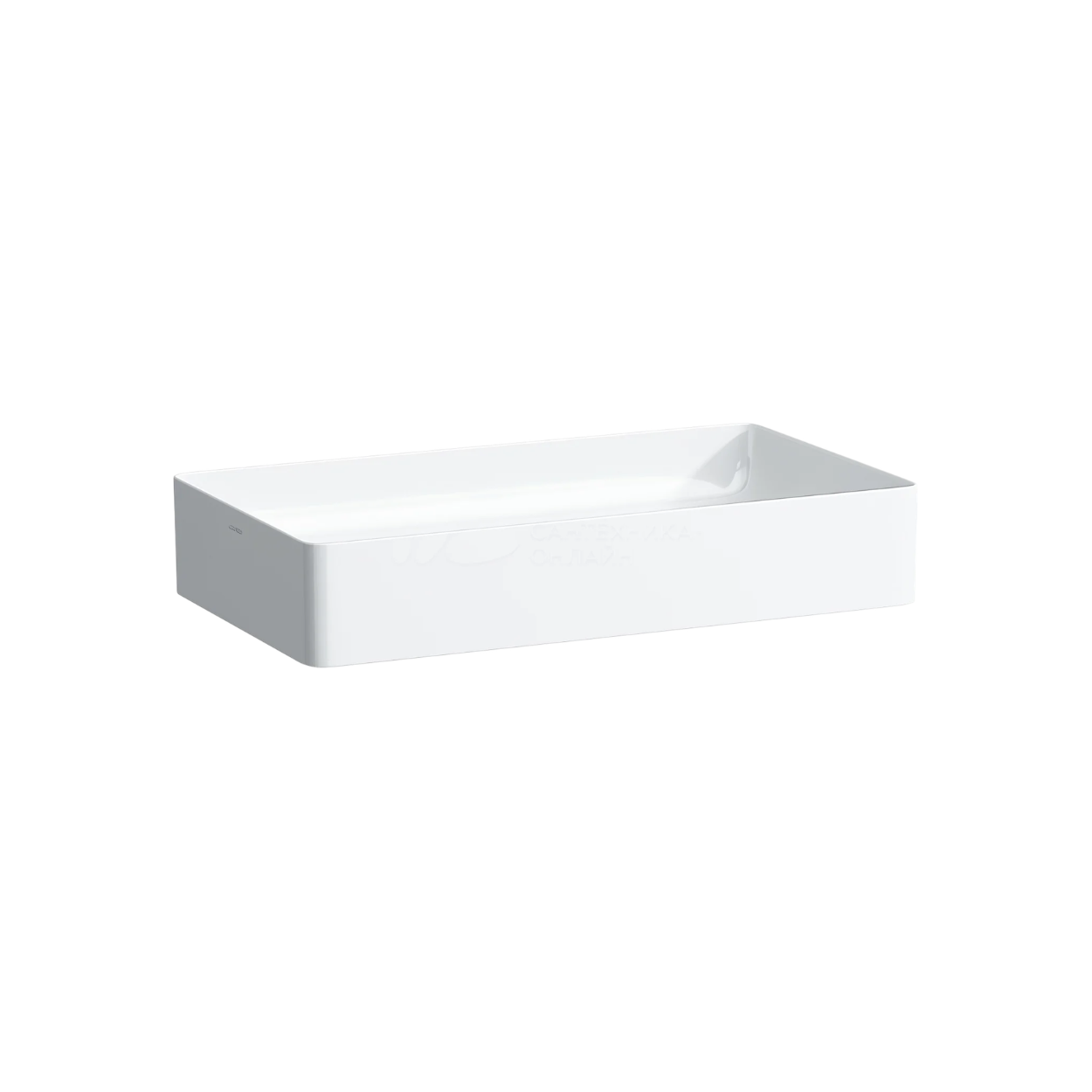 Накладная раковина Laufen Living Square 600x340 мм белая прямоугольная 8.1143.4.000.112.1