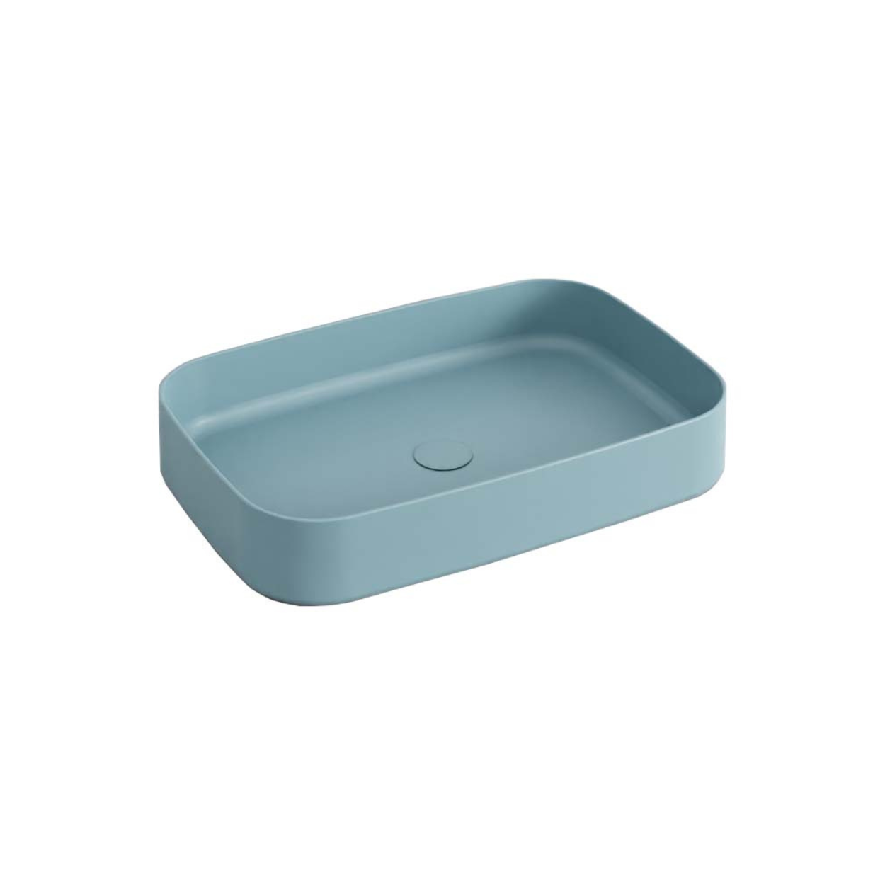 Накладная раковина Cielo Shui Comfort 60 см, цвет: Polvere (матовый серо-голубой) SHCOLAR60 PL