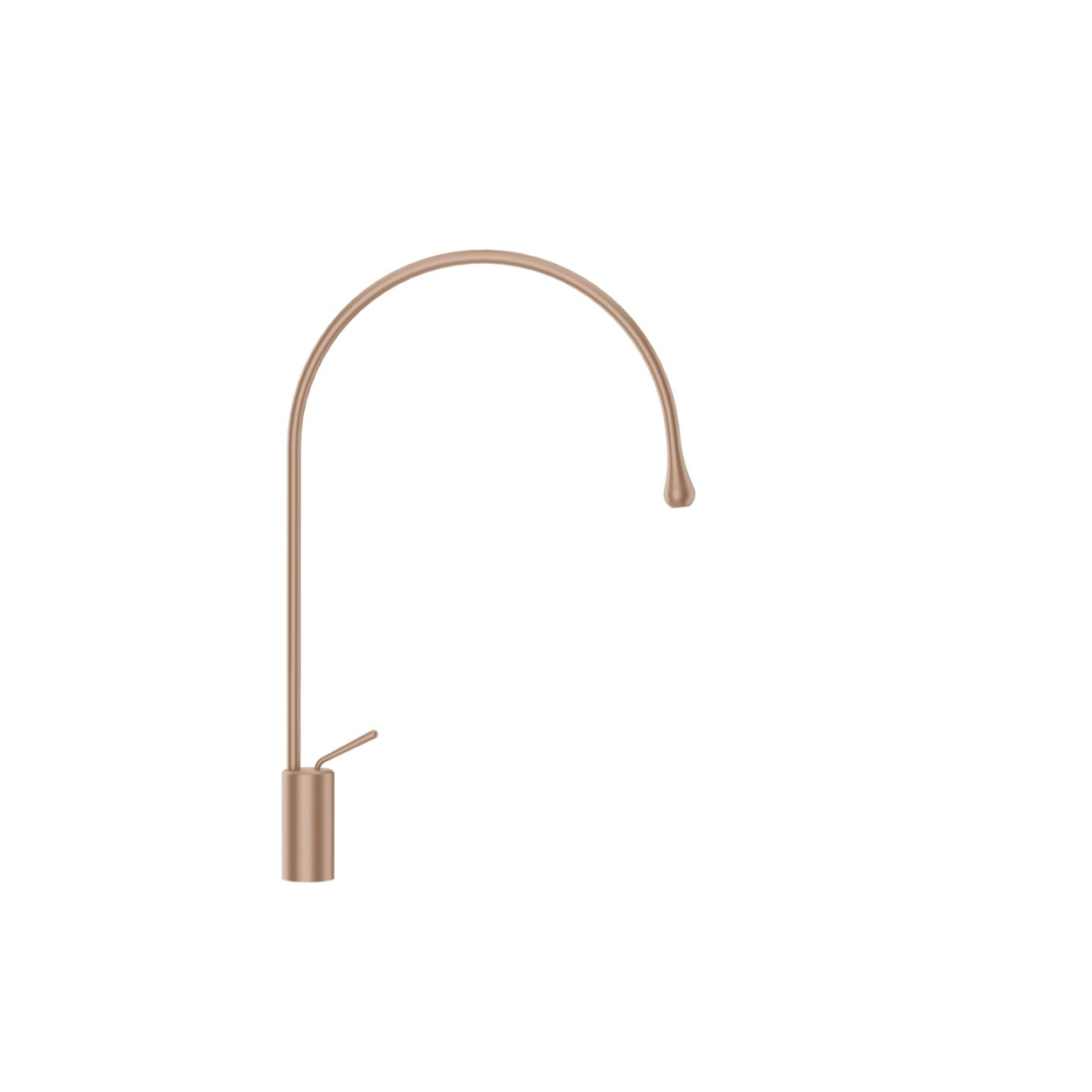 Смеситель для раковины Gessi Goccia 33606 125 Copper Brushed