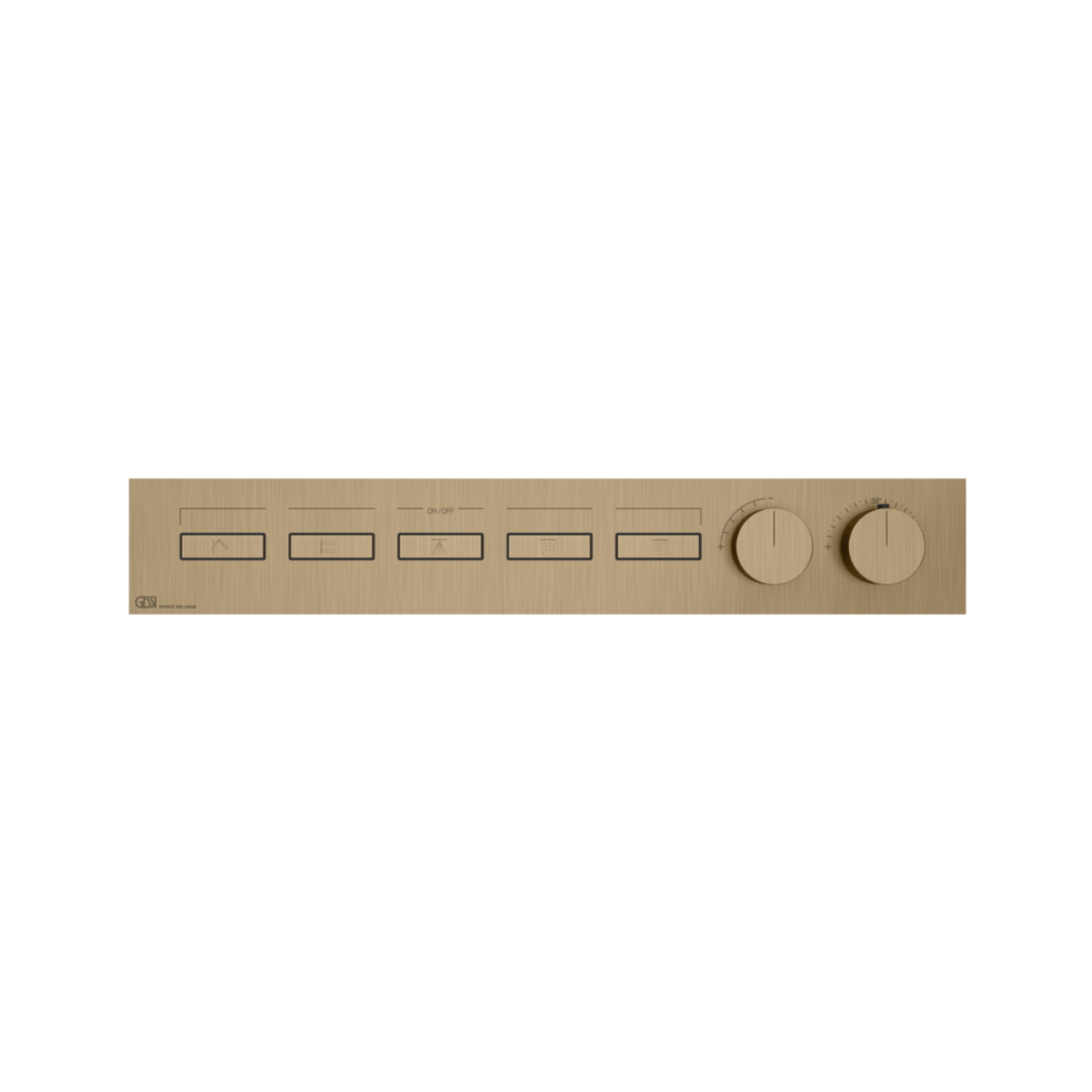 Термостат Gessi Hi-Fi 63018 726 Warm Bronze Brushed PVD