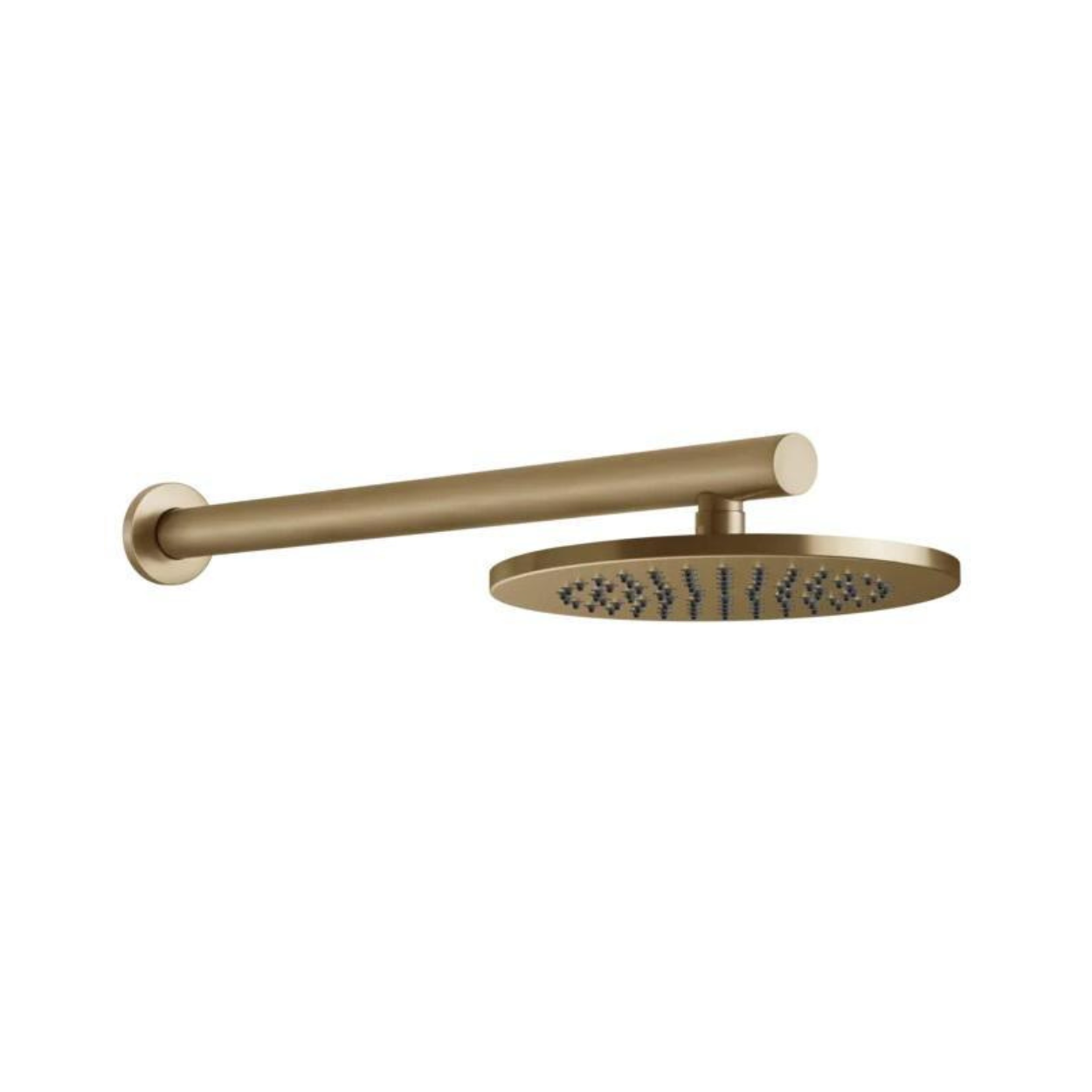 Верхний душ Gessi 316 54149 726 Warm Bronze Brushed PVD с настенным держателем