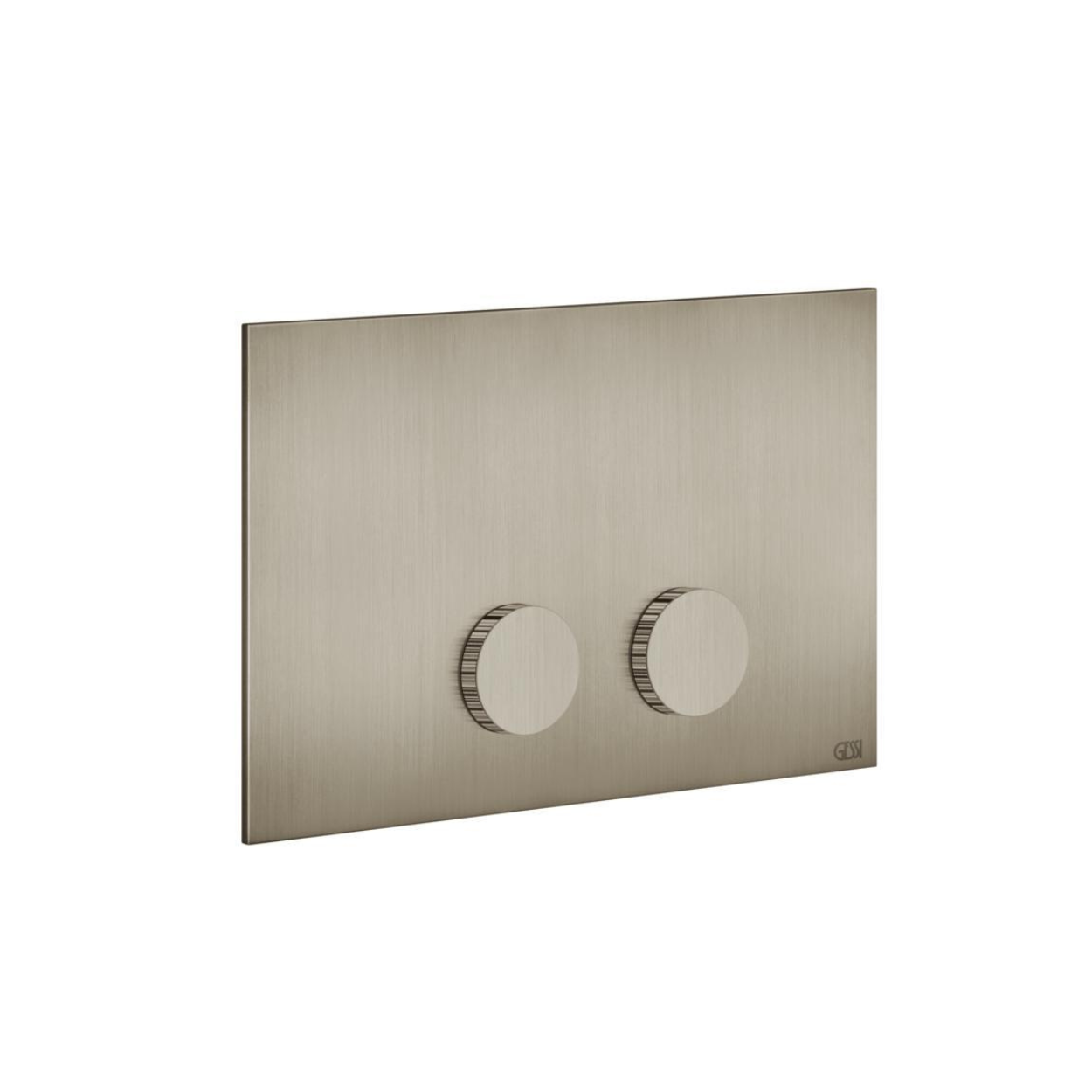 Панель смыва Gessi Ingranaggio 54635 149 Finox Brushed Nickel для инсталляций Geberit Sigma