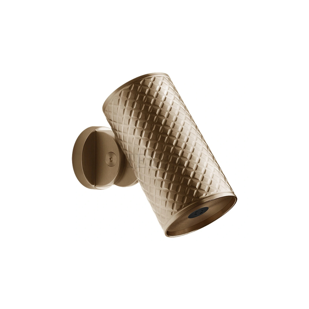 Настенная душевая головка Gessi 316 Spotwater Intreccio 57215 726 Warm Steel Brushed PVD
