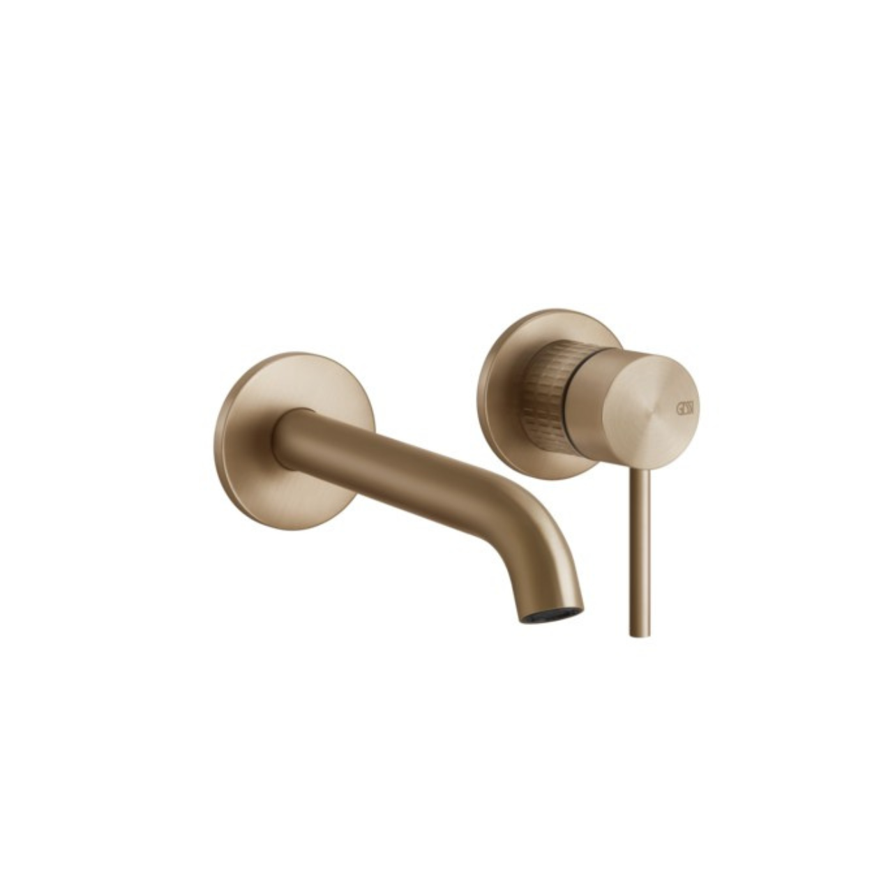 Смеситель для раковины Gessi 316 Meccanica 54286 726 Warm Bronze Brushed PVD без донного клапана