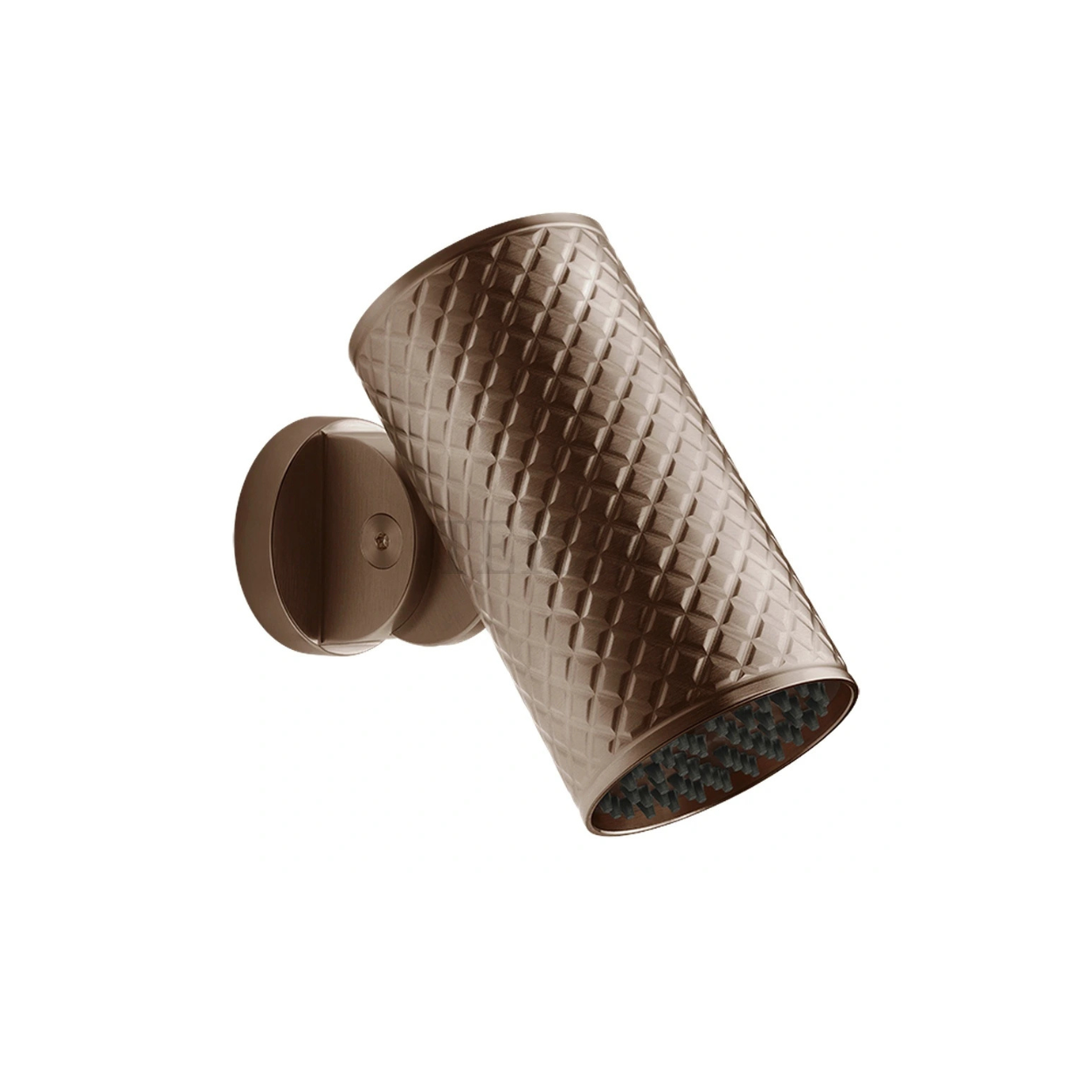 Настенная душевая головка Gessi 316 Spotwater Intreccio 57213 708 Copper Brushed PVD