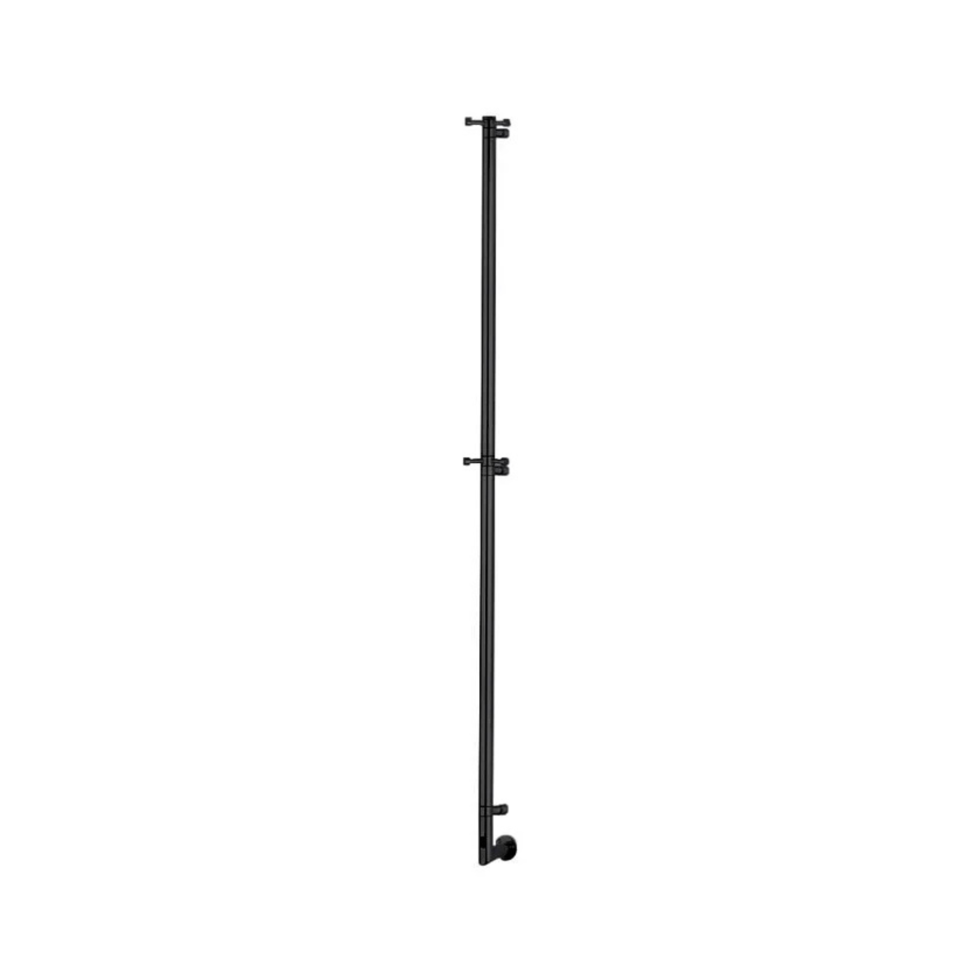 Электрический полотенцесушитель Margaroli 616/X/G 230V/30W Черный матовый / Шлифованный никель MA616XGN0001PO