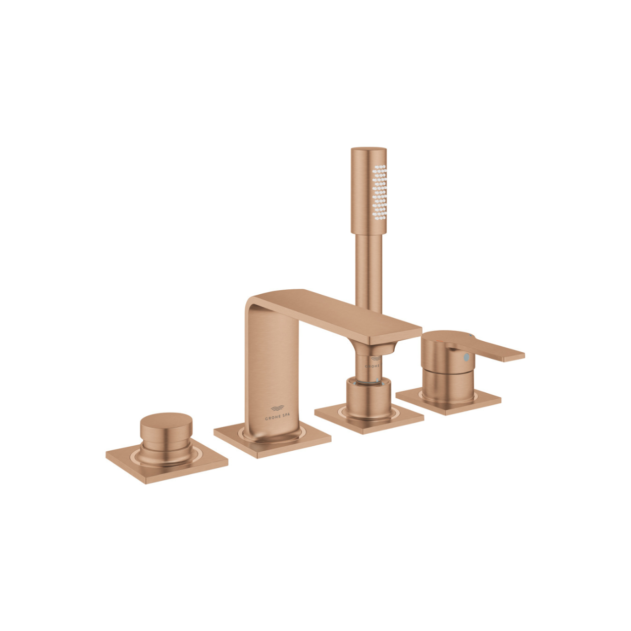Смеситель для ванны на 4 отверстия Grohe Allure 19316DL1 Матовый теплый закат