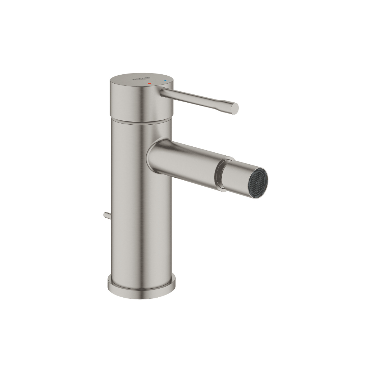 Смеситель для биде с донным клапаном Grohe Essence 24178DC1 Суперсталь