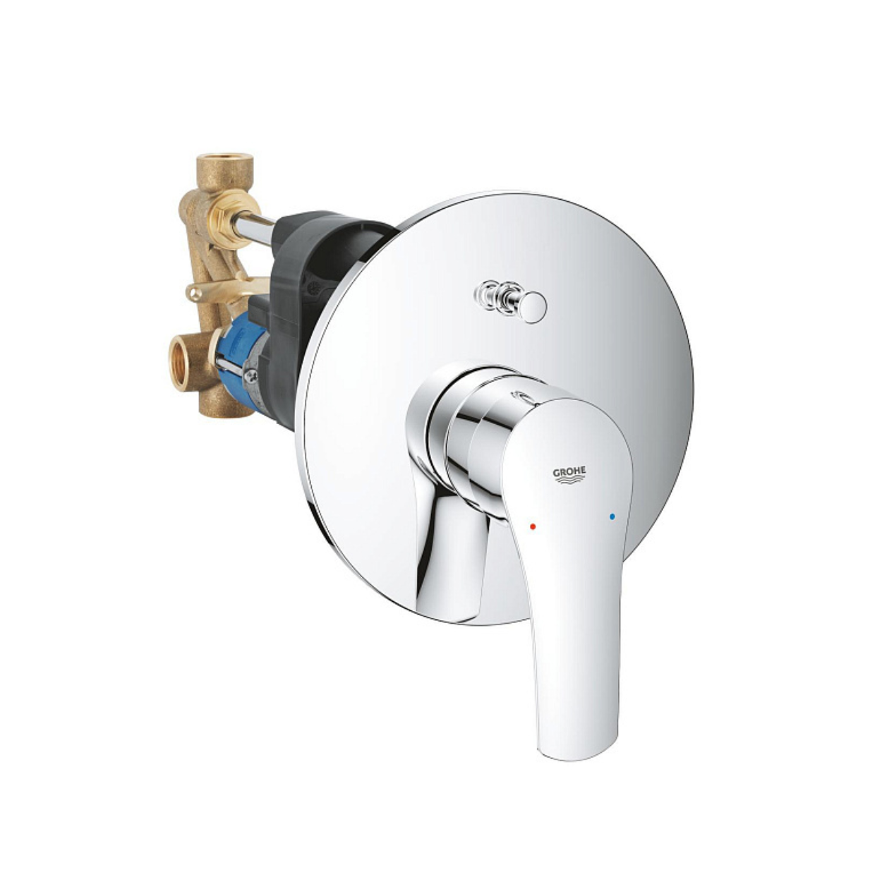 Однорычажный смеситель для ванны Grohe Eurosmart 33305003 Хром