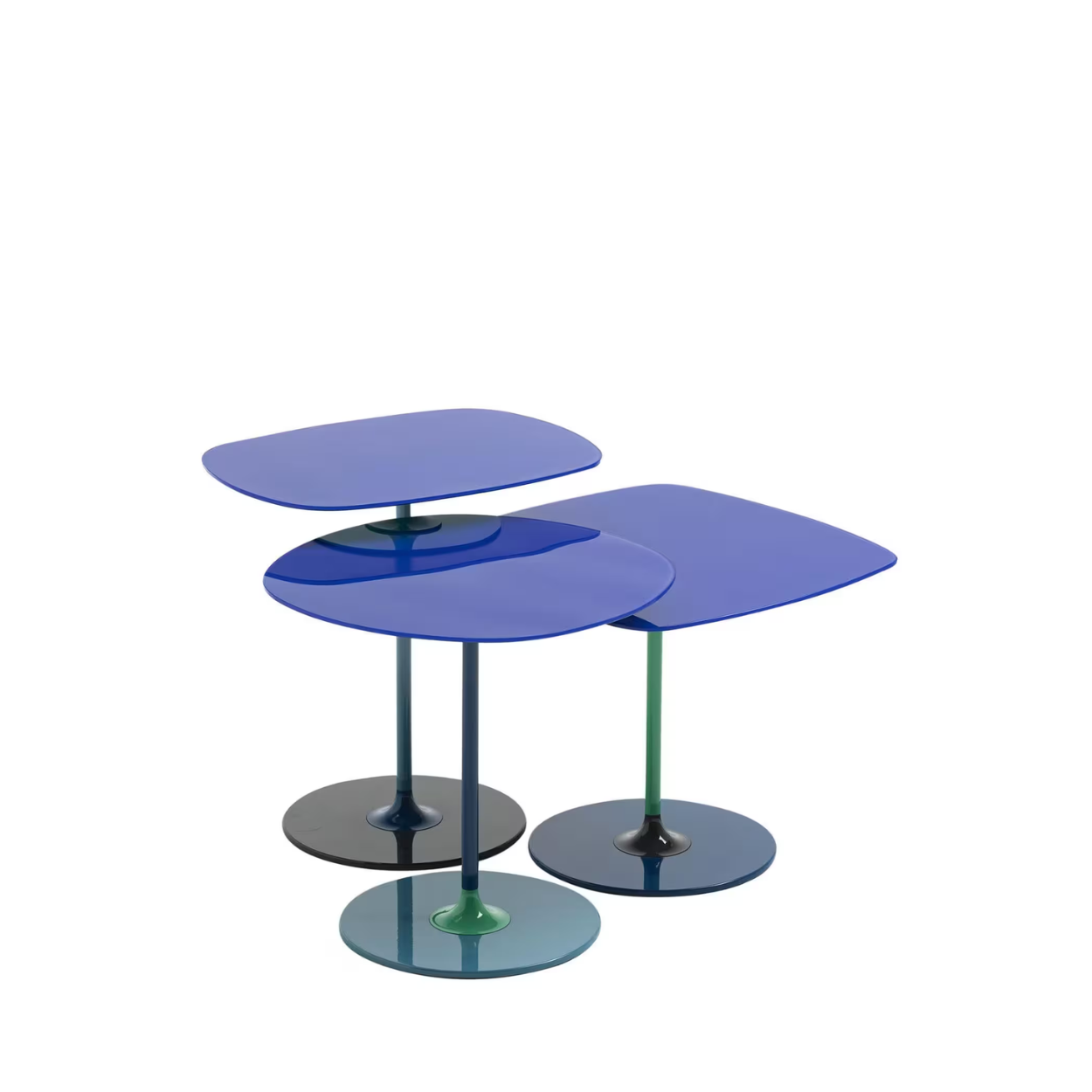 Журнальный стол Kartell Thierry Blue 04043/BL