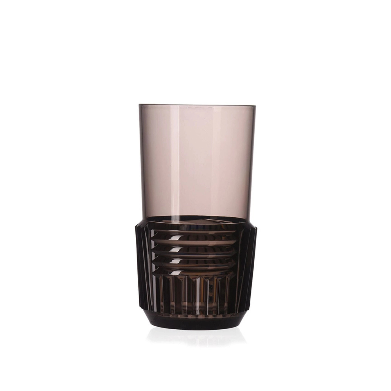Набор стаканов Kartell Trama Long Drink Smoky (4 шт.) 01512/FU