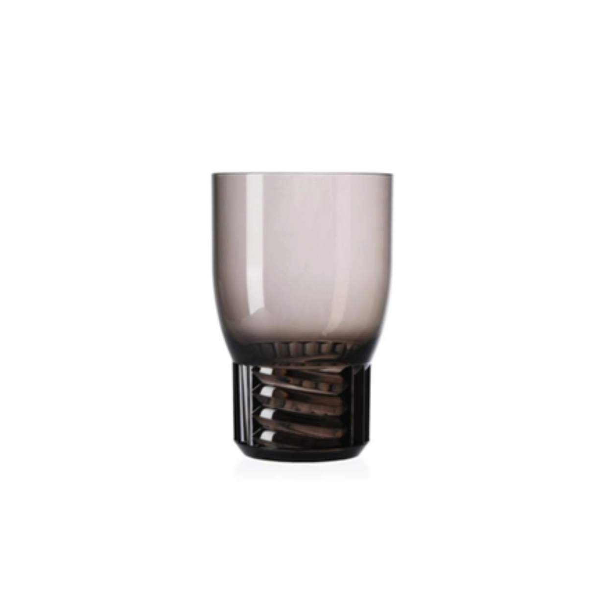 Набор стаканов Kartell Trama Water Smoky (4 шт.) 01513/FU