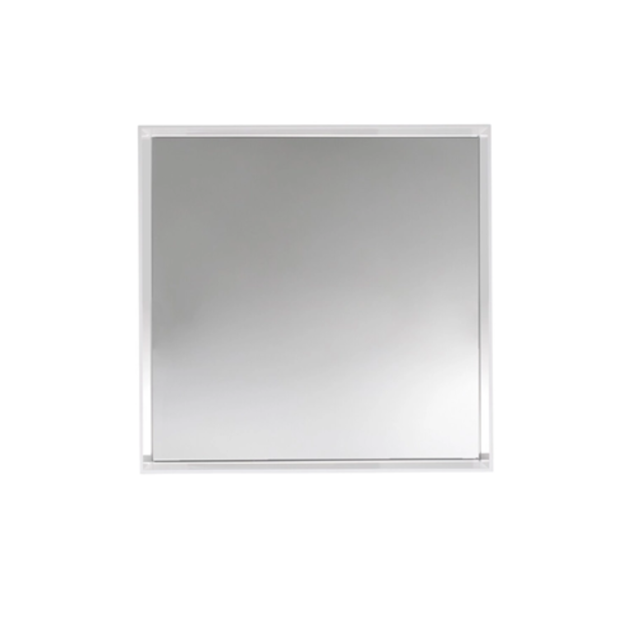 Зеркало Kartell Only Me Square Glossy White 08340/E5