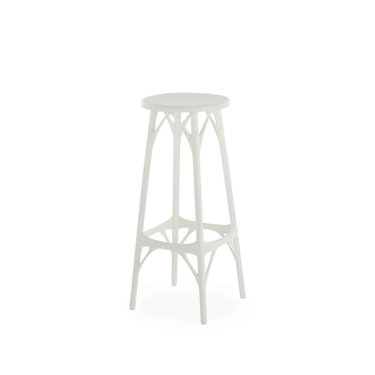Барный стул Kartell A.I. Stool Light White 05903/BI