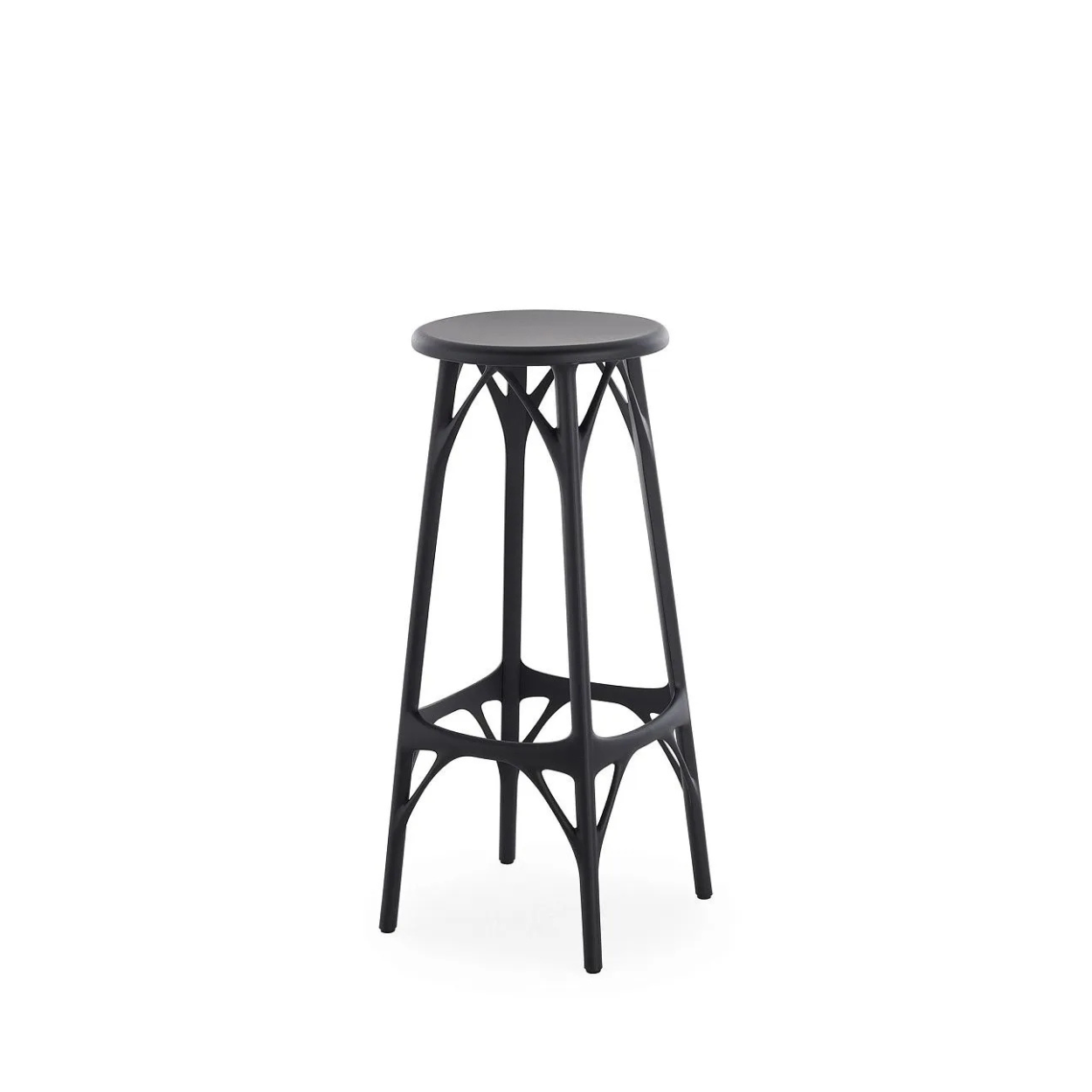 Барный стул Kartell A.I. Stool Light Black 05903/NE
