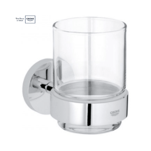 СТАКАН СТЕКЛЯННЫЙ С ДЕРЖАТЕЛЕМ Essentials от Grohe
