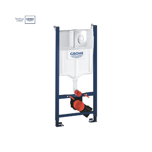 Комплект инсталляции для унитаза GROHE Rapid SL 3 в 1, с панелью смыва Skate Air, хром от GROHE